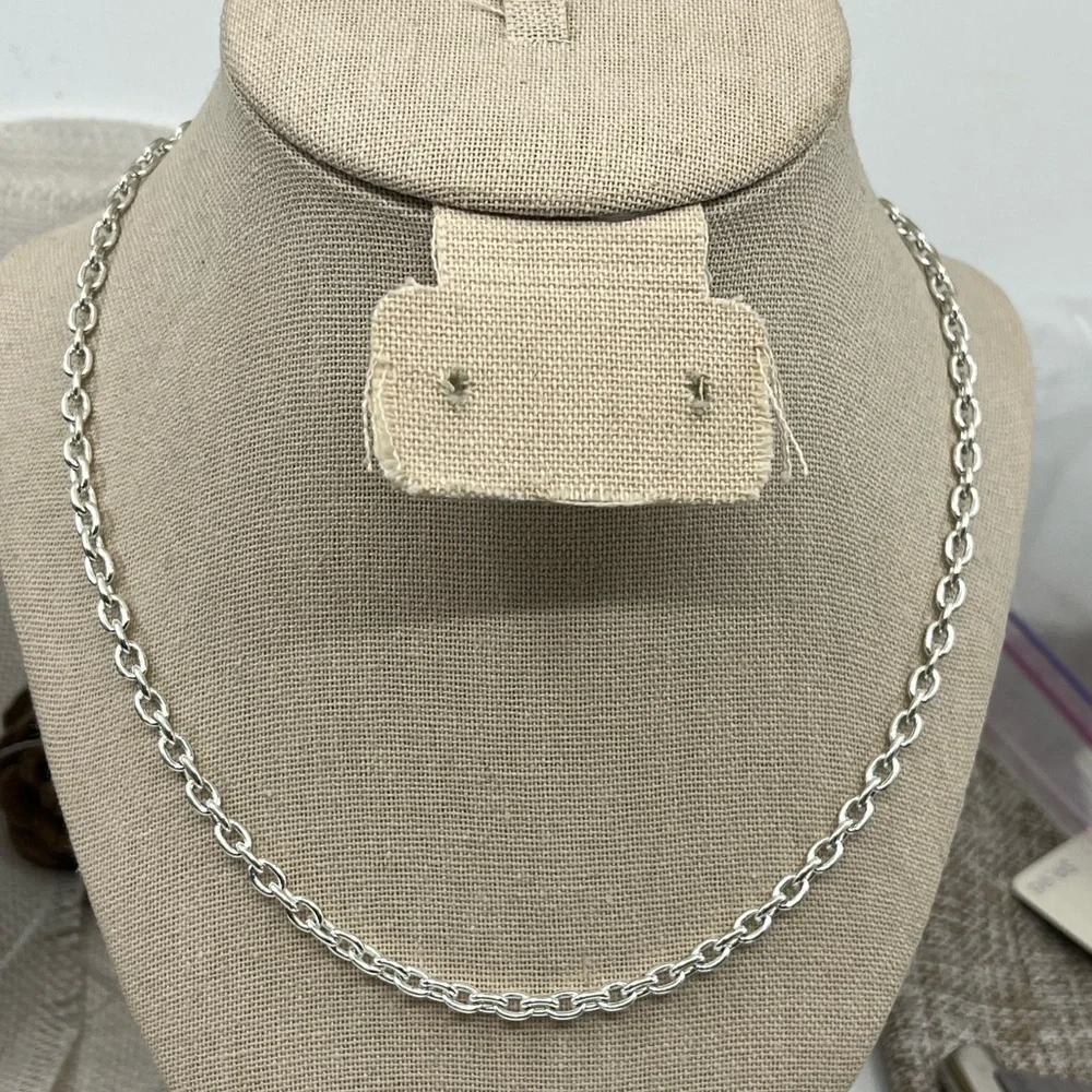 Timeless 925 Sterling Silver Rope Chain Necklace – 18” - Picture 3 of 16